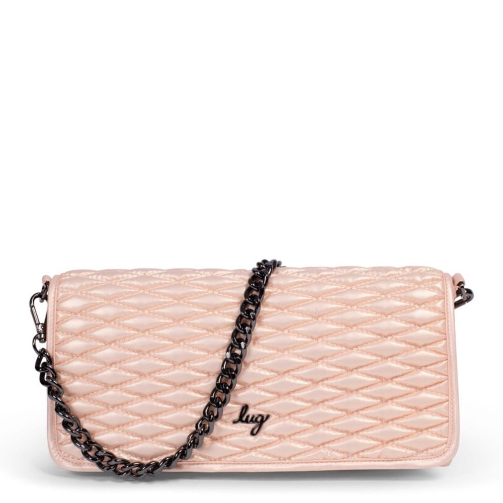 Lug Quilted Pink Chain Shoulder Bag Strut BNWT